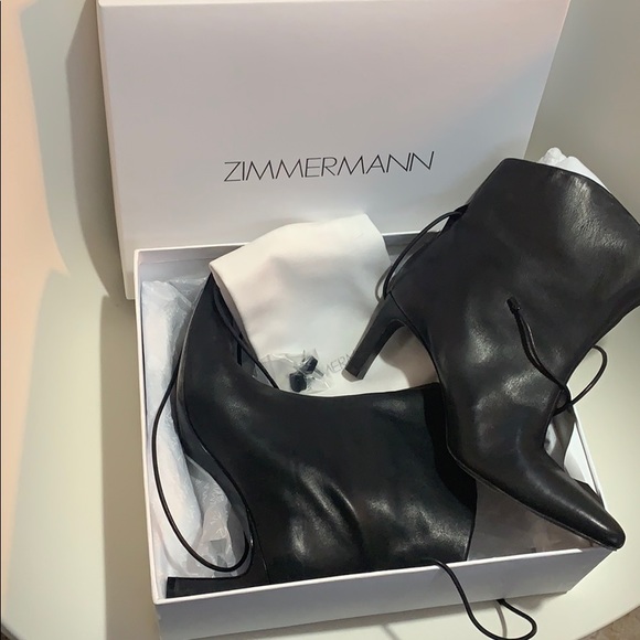 Zimmermann Shoes - Zimmermann sock lace-up booties BLACK 38